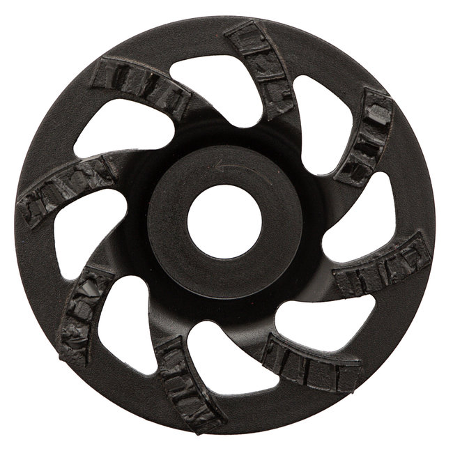 125/22,2mm Pristis komschijf PKD segm. Gemalen PKD Goud