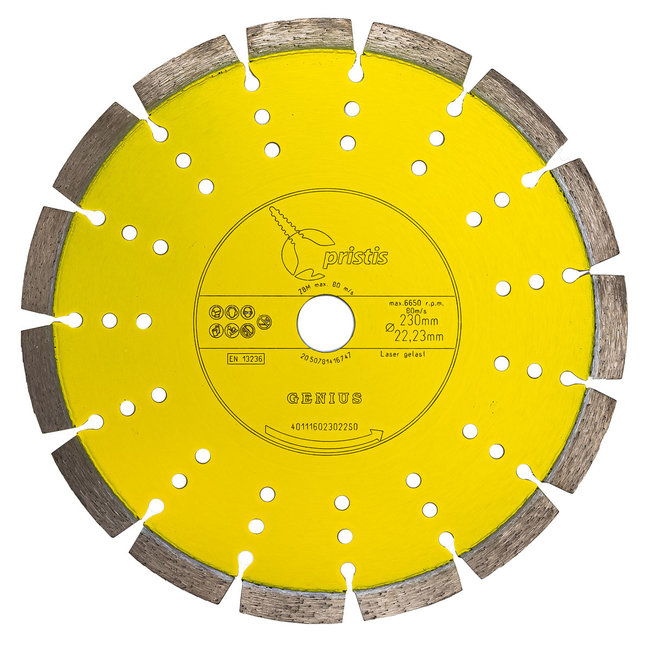 230/22,2mm Pristis Genius kalkzandst./bet. gevelklinker geel