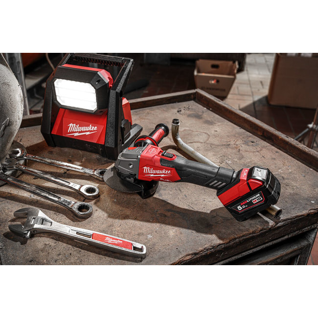 Milwaukee M18FSAG125XB-502X FUEL haakse slijpmachine 125mm