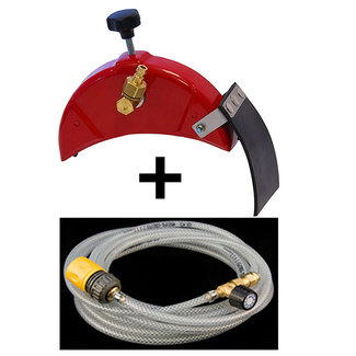 ZBM Diamondtools Waterkit beschermkap 125mm losse kap INCLUSIEF slang