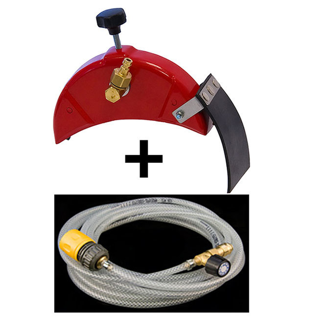 Waterkit beschermkap 125mm losse kap INCLUSIEF slang