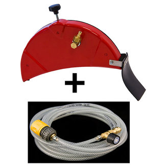 ZBM Diamondtools Waterkit beschermkap 230mm losse kap INCLUSIEF slang