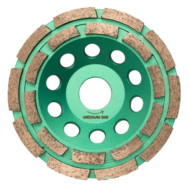 130/25,0mm Pristis komschijf 2 rij segm. MediumBlauw FESTOOL