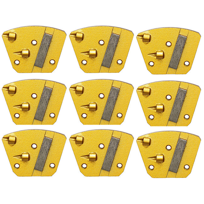 Schuurwings 2xPKD - 1xdiamant / Blastrac 3xM6 Links