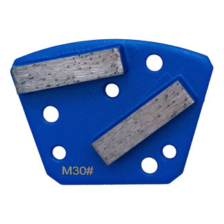 Pristis Schuurwings Medium #30 Blastrac Blauw 3xM6+3xpingat