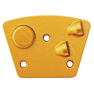 Pristis Schuurwings 2xPKD - 1xTCT DOP Blastrac 3xM6 - Goud Grof 1/2"