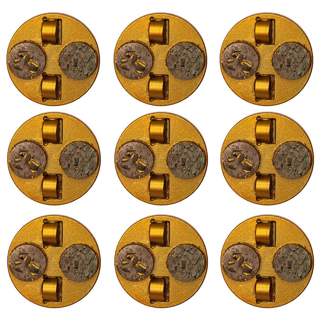 Schuurwings tbv Scanmaskin spie 2 x PKD - 2 x dop grof