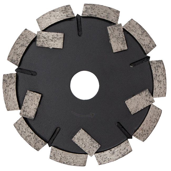 125/22,2x8,0mm Pristis cementvoegenfrees zwart Dia