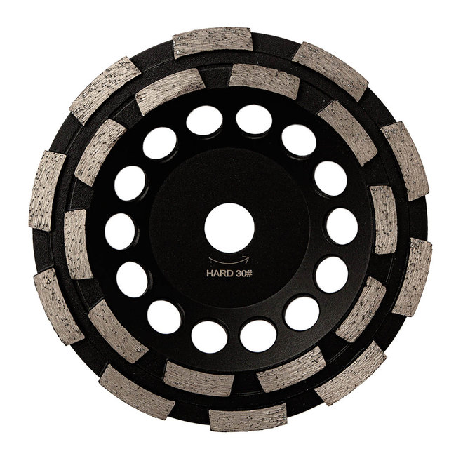 150/19,0mm Pristis komschijf 2 rij segm. Hard Zwart HILTI