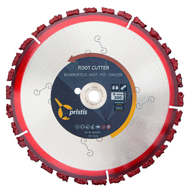 300/20,0 Pristis Rootcutter 20x6,0x10 30S Grof Blank