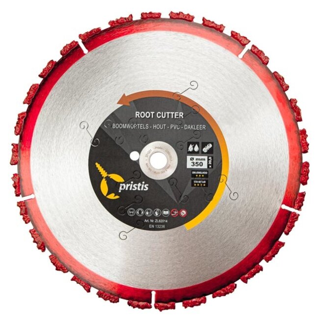 350/20,0 Pristis Rootcutter 20x6,0x10 30S Grof Blank