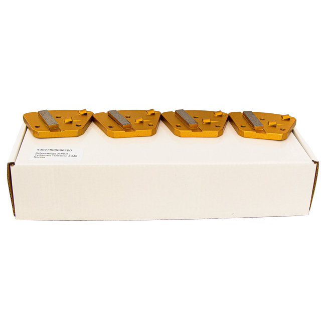 Schuurwings 2xPKD - 1xdiamant / Blastrac 3xM6 Rechts