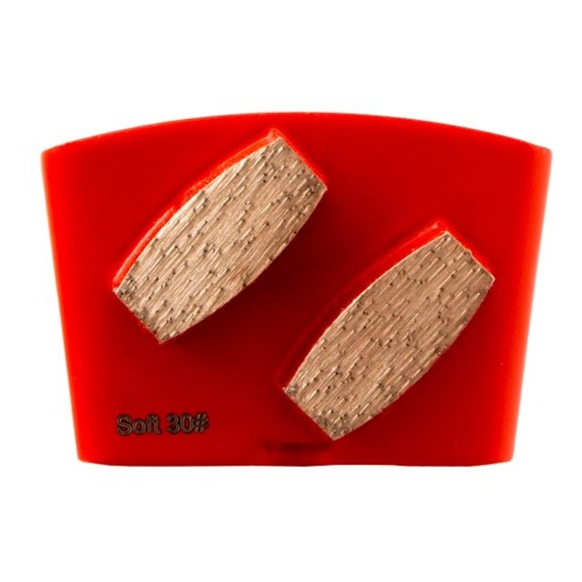 Pristis Schuurwings Soft #30/40 Rood HTC