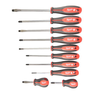 Milwaukee Milwaukee Tri-Lobe Schroevendraaierset 3 / 10 delig PZ/PH/SL Milwaukee Milwaukee Tri-Lobe Schroevendraaierset 3 / 10 delig PZ/PH/SL