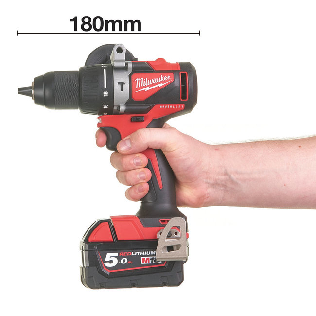 Milwaukee M18BLPD2-502X brushless slagboormachine