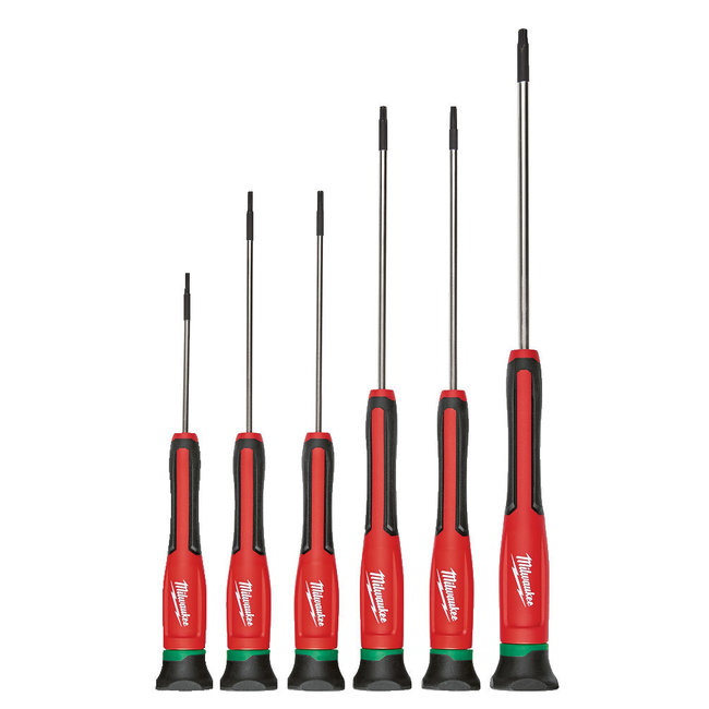 Milw. Schroevendraaierset Precisie Torx (6-delig)