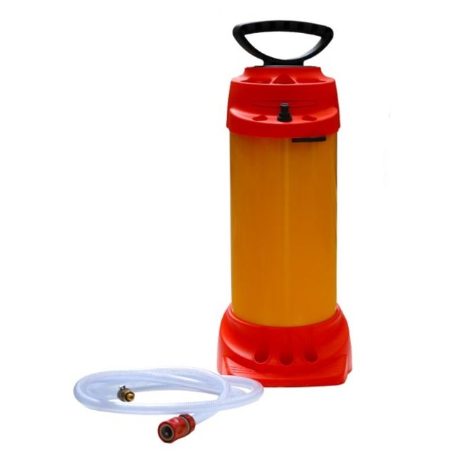 Watertank 10 liter Staal 2,5 meter slang / gardena