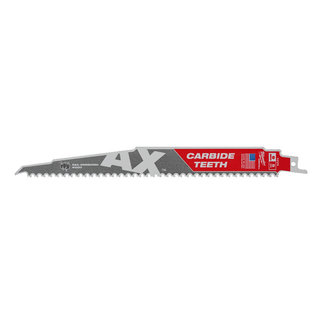 Milwaukee Reciproz.230mm 5tpi THE AX CARBIDE buig/breekvast per 1 Milwaukee Reciproz.230mm 5tpi THE AX CARBIDE buig/breekvast per 1