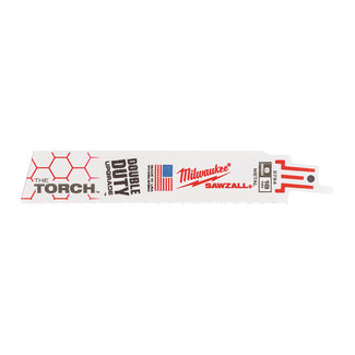Milwaukee Reciproz.150mm 18tpi TORCH Metaal set 25 Milwaukee Reciproz.150mm 18tpi TORCH Metaal set 25