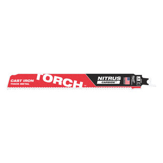Milwaukee Reciproz.230mm 7tpi TORCH NITRUS CARBIDE Gietijzer per 1 Milwaukee Reciproz.230mm 7tpi TORCH NITRUS CARBIDE Gietijzer per 1