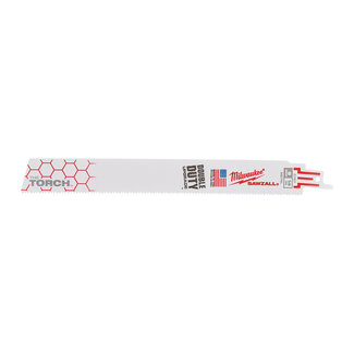 Milwaukee Reciproz.230mm 14tpi TORCH Metaal per 5 Milwaukee Reciproz.230mm 14tpi TORCH Metaal per 5