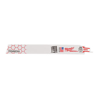 Milwaukee Reciproz.230mm 18tpi TORCH Metaal per 5 Milwaukee Reciproz.230mm 18tpi TORCH Metaal per 5