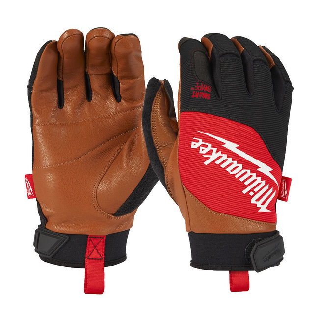 Milw. Werkhandschoen Hybrid lederen - L/9 - 1pc