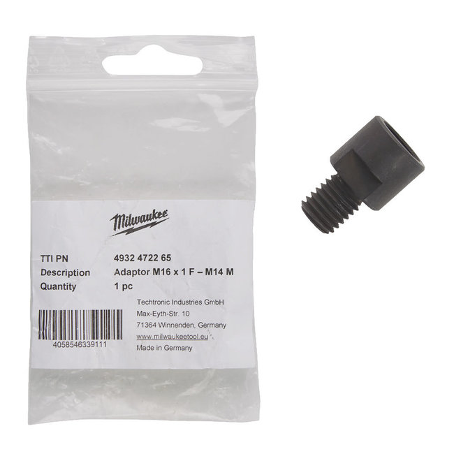 Milw. Diamantboren Adapter M16 - M14