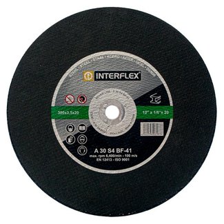 Doorslijpsch.IF 300/20,0x3,5 staal A30S4-BF41 verp. 10st