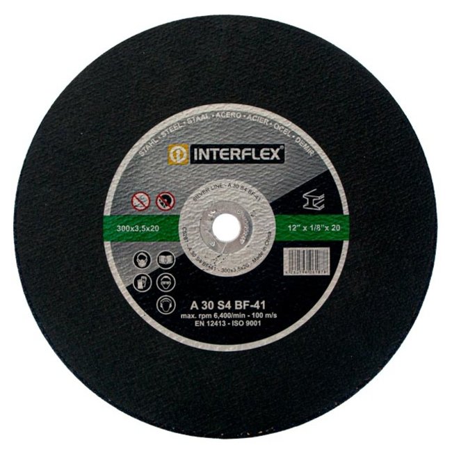 Doorslijpsch.IF 350/25,4x3,5 staal A30S4-BF41 verp. 10st