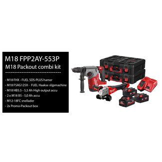 Milwaukee Milwaukee M18FPP2AY-553P FUEL powerpack