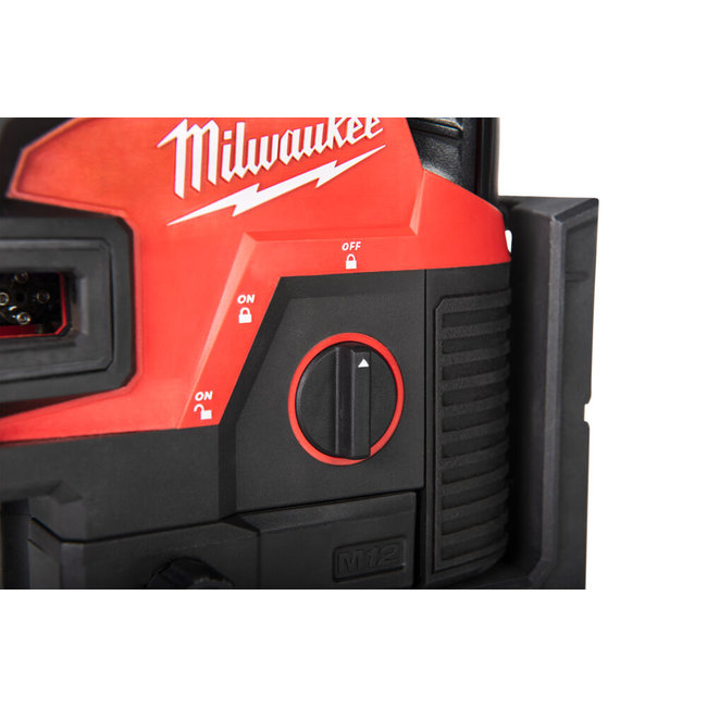Milwaukee M12CLLP4-301C  kruislijnlaser/loodlaser 4 punten