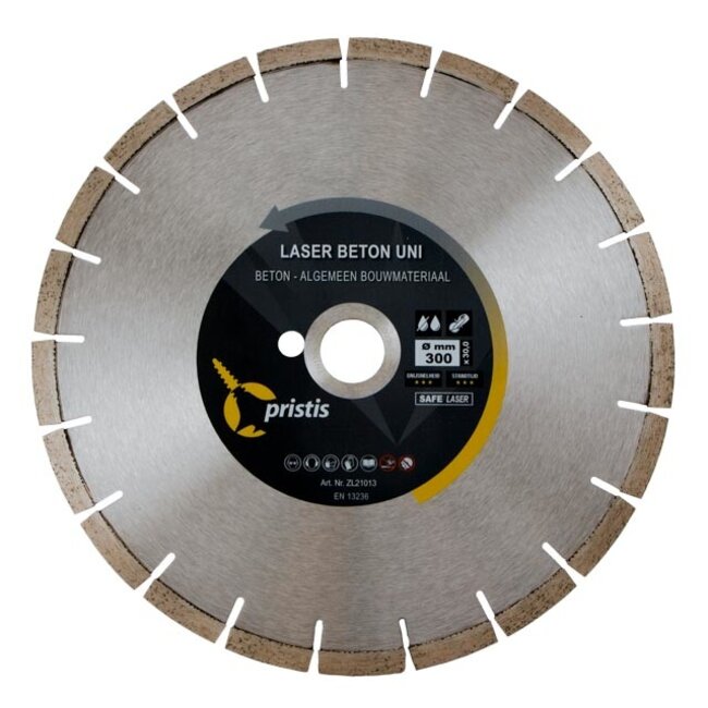 300/30,0 Pristis Laser Beton Uni 40x2,8x10 20S Blank