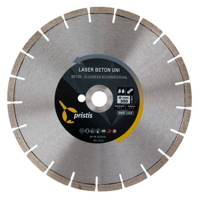 300/25,4 Pristis Laser Beton Uni 40x2,8x10 20S Blank