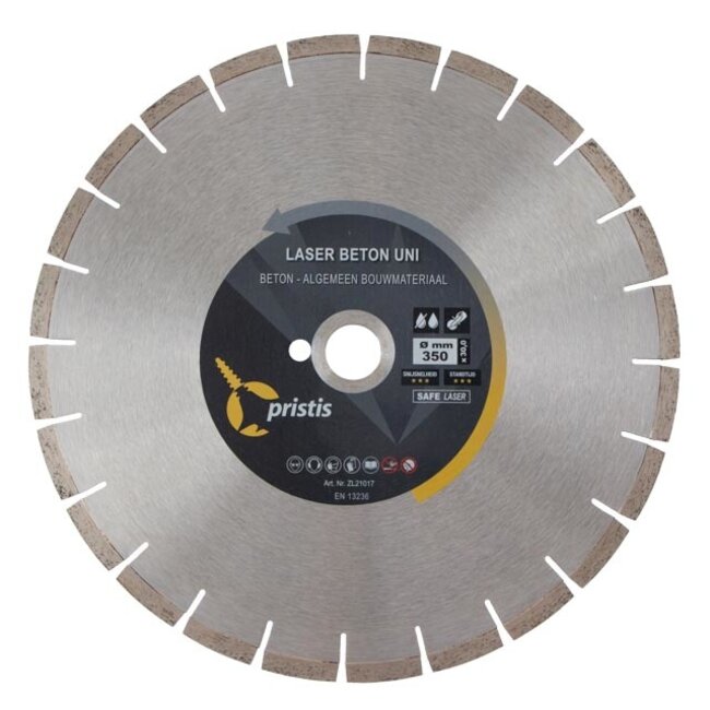 350/30,0 Pristis Laser Beton Uni 40x3,2x10 24S Blank