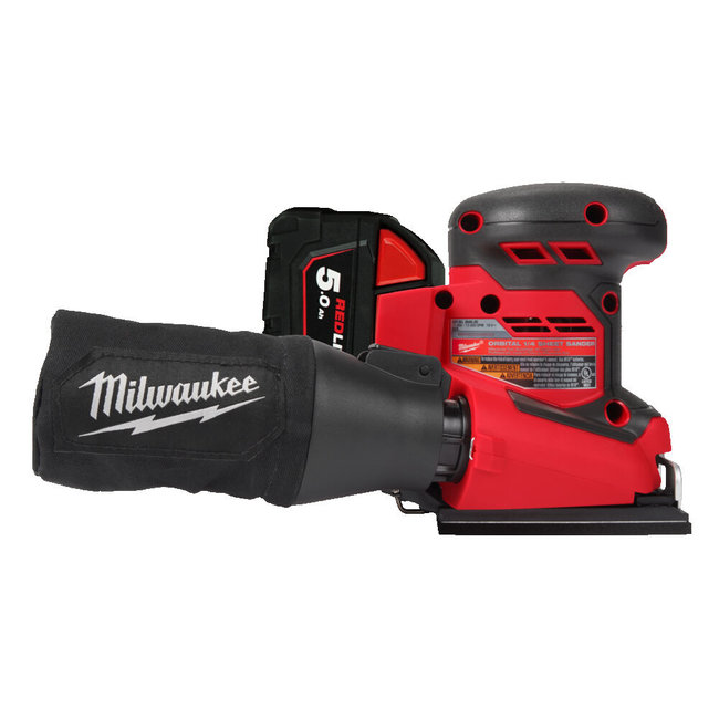 Milwaukee M18BQSS-502B M18 vlakschuurmachine