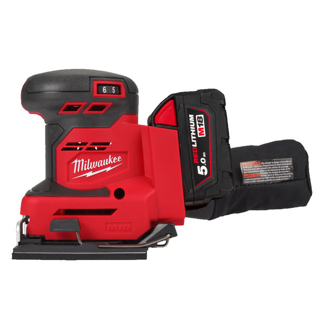 Milwaukee M18BQSS-502B M18 vlakschuurmachine