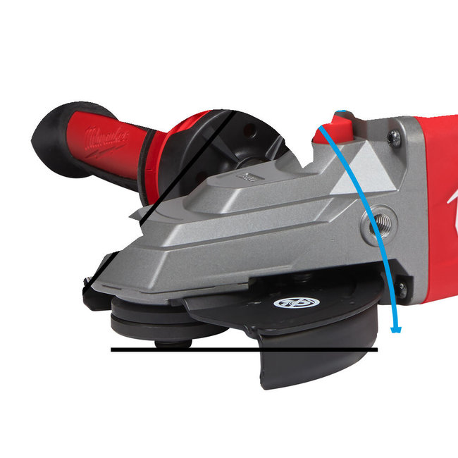 Milwaukee M18FSAGF125XB-0X FUEL Flat head 125mm slijper