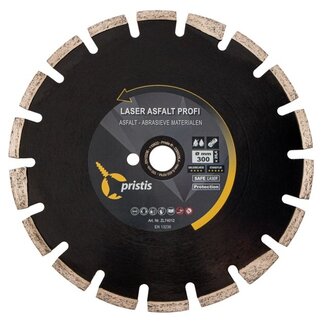 Pristis 300/25,4 Pristis Lsr Asfalt Profi 38x3,0x10 18S Zwart