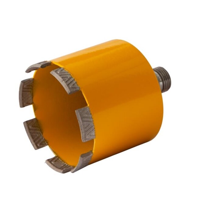 085/060 R1/2 Laser gel. diamant dznboor Dak geel - 7 Segm.