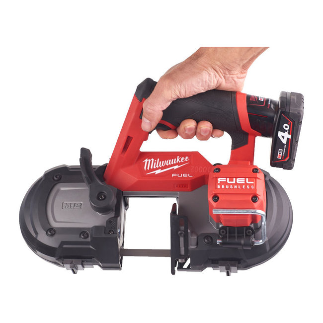 Milwaukee M12FBS64-0C FUEL bandzaagmachine 64mm zaagcap.