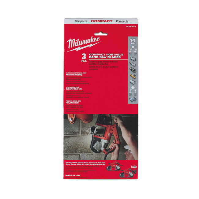 Lintzaag Milwaukee M18 FUEL / COMPACT / 14Tpi