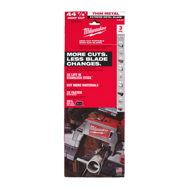 Lintzaag Milwaukee M18 FUEL / DEEP CUT/ 12-14Tpi / PREMIUM