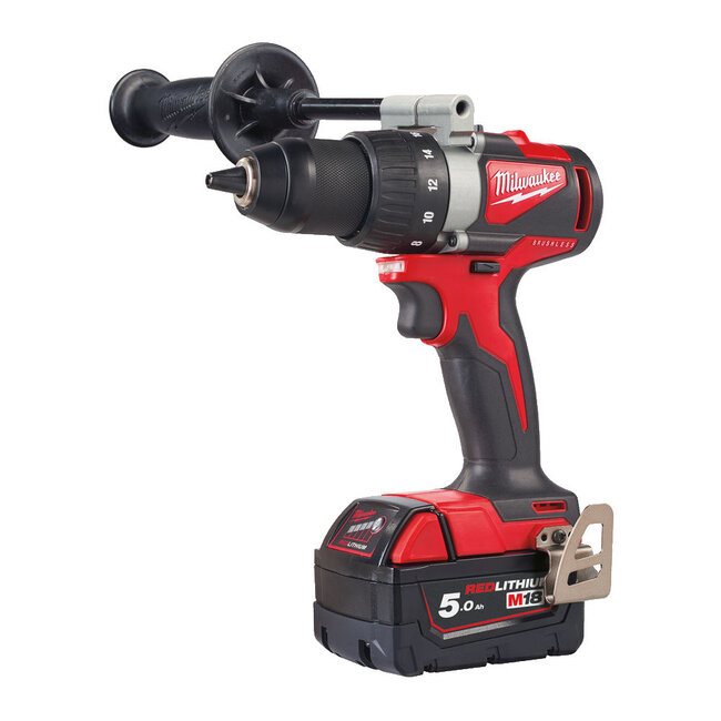 Milwaukee M18BLDD2-502X brushless boorschroefmachine