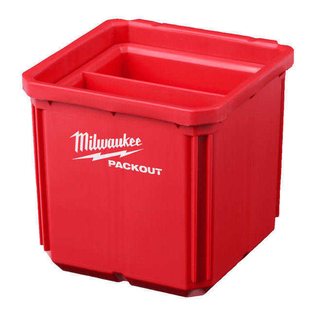 Milwaukee PACKOUT 10x10 cm bakjes (2 stuks)