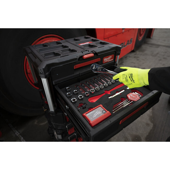 Milwaukee PACKOUT inlay doppenset 1/2” (65-delig)