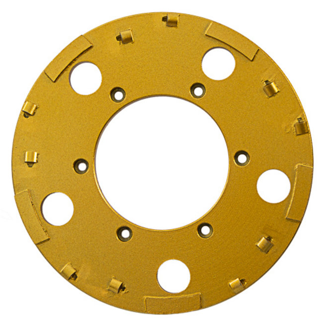 Schuurschijf 225mm EBS235.1 / 10 PKD - 5 Diamant segm. Goud