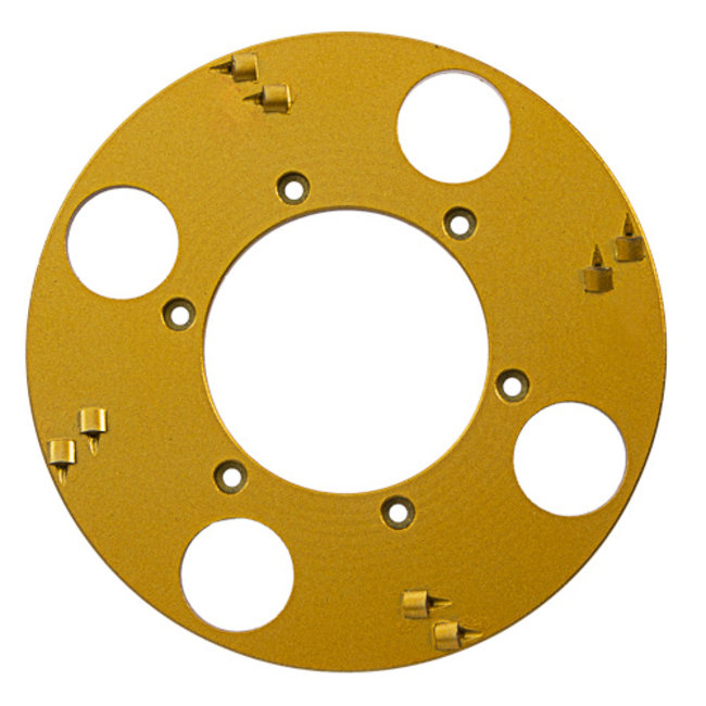 Schuurschijf 225mm EBS235.1 / 8 segm. PKD Goud