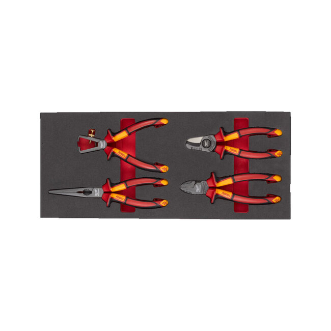 Milwaukee PACKOUT VDE tangenset Foam Inlay 3 delig