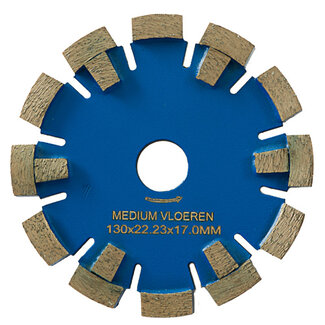 Pristis 130/22,2x17,0mm Pristis vloerverwarming Medium Vloer / Blauw